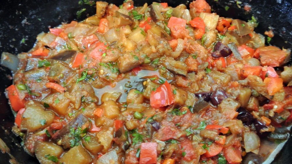 Caponata. Credit: Karen and Brad Emerson via Wikimedia Commons.