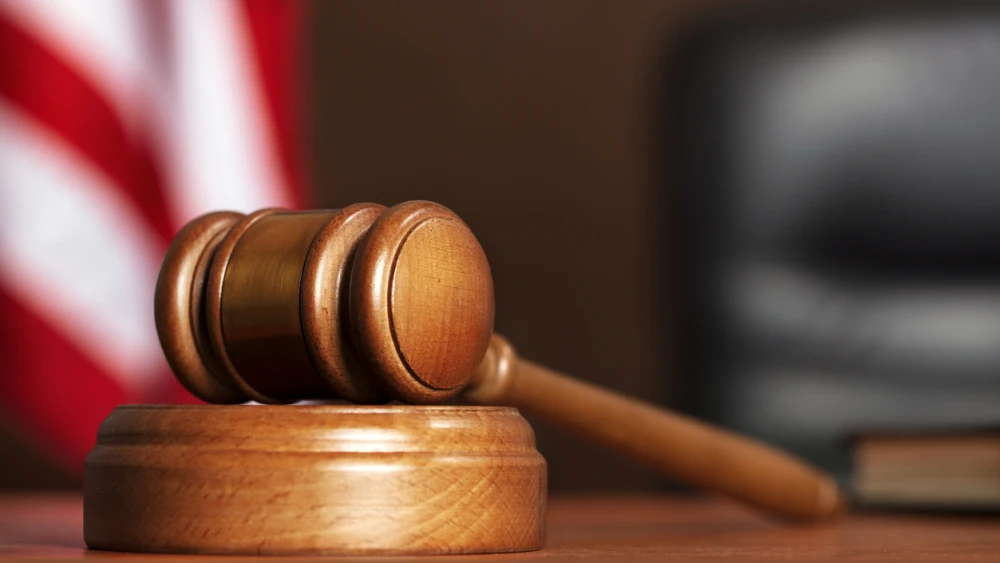 A judge’s gavel. Credit: Courtesy of The Lawfare Project.
