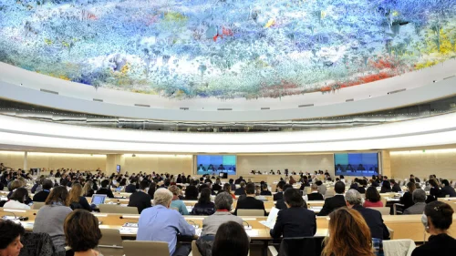 The U.N. Human Rights Council chamber in Geneva. Credit: U.N. Photo/Jean-Marc Ferré.
