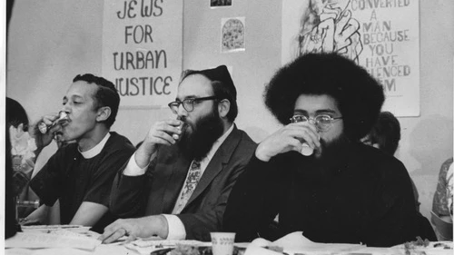 Rabbi Arthur Waskow's original "Freedom Seder" in 1969. Credit: Courtesy Rabbi Arthur Waskow.