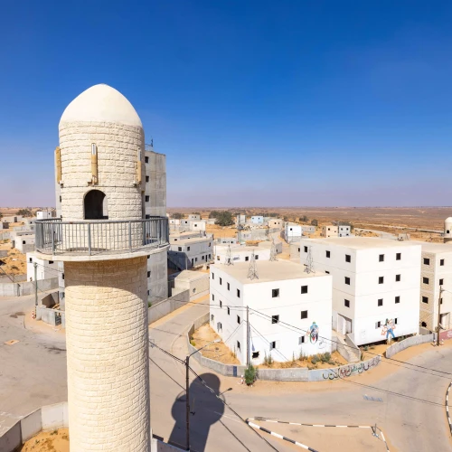 The IDF's Urban Warfare Training Center at the Tze'elim base in the western Negev, June 30, 2022. Photo by Nati Shohat/Flash90.