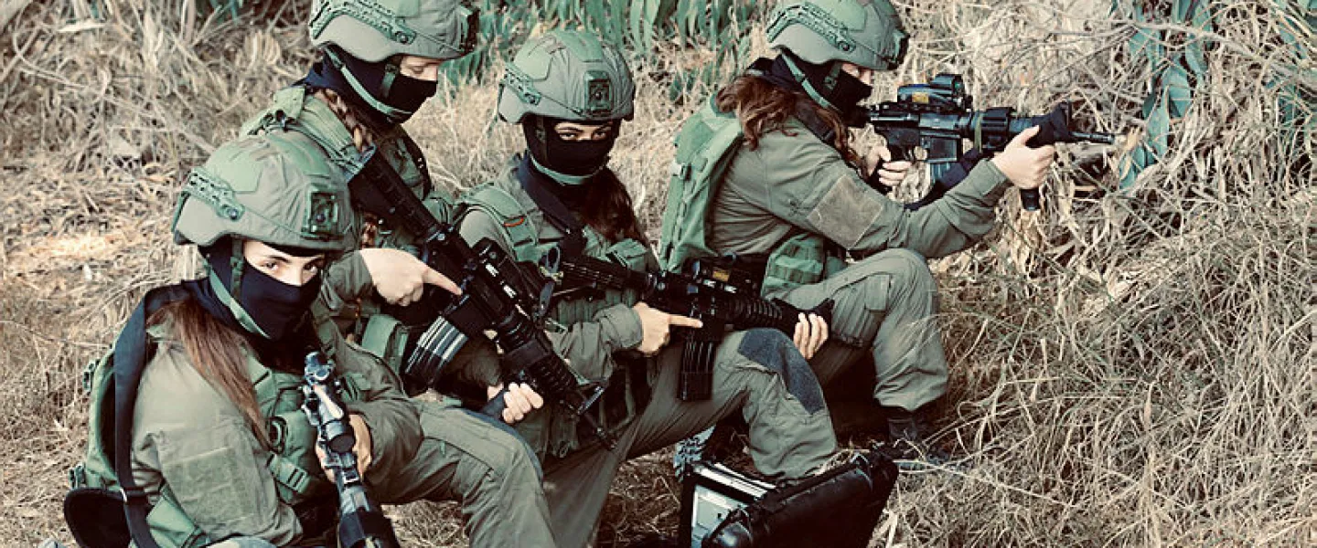 Soldiers in the IDF Military Intelligence's combat unit. Photo: Oren Cohen.