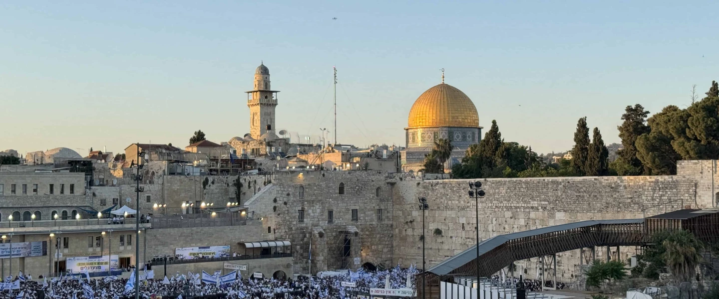 Praying together: Thousands of Jews celebrate Jerusalem Day at the Western Wall, June 5, 2024. Photo by Troy Osher Fritzhand.