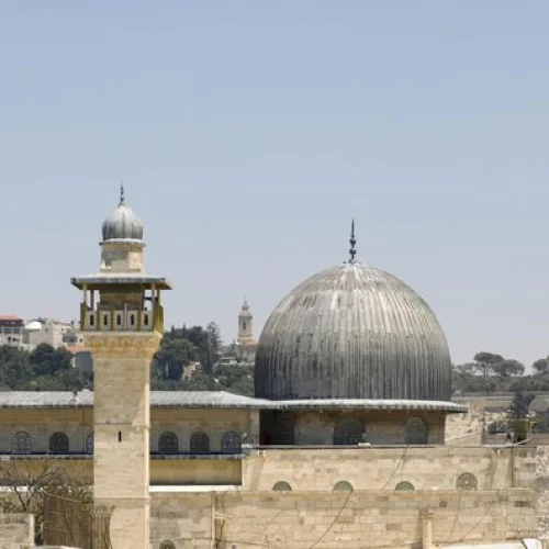 A view of the Al-Aqsa Mosque on Jerusalem’s Temple Mount. Credit: Andrew Shiva via Wikimedia Commons.