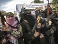 Armed female members of the militant Palestinian group Islamic Jihad. Credit: By Wissam Nassar/Flash90