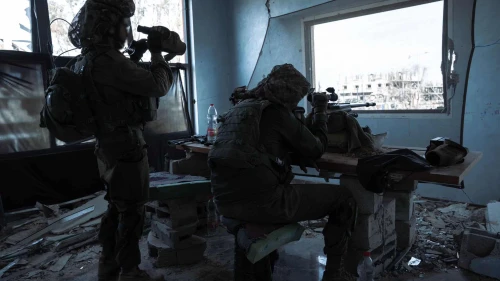 Israeli troops operating in the Hamas-ruled Gaza Strip, Nov. 29, 2023. Credit: IDF.