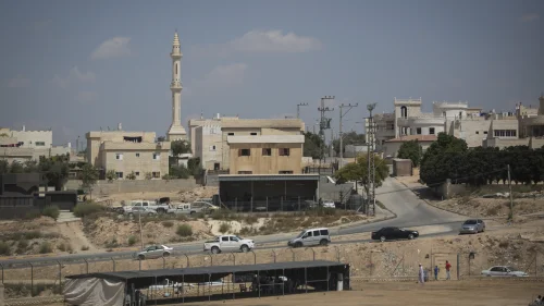 A view of the Bedouin city of Hura in the Negev Desert, south of Beersheva, Aug. 27, 2015. Photo by Hadas Parush/Flash90.