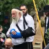 Rabbi Yisroel Goldstein lost his right index finger in the synagogue shooting on April 27, 2018, at Chabad of Poway in Southern California. Source: Twitter.