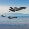 “Adir” (F-35I) aircraft on their way to strike in Iran, March 15, 2026. Credit: IDF.