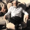 Hamas leader Yahya Sinwar in the ruins of his Gaza office, May 27, 2021. Credit: Courtesy.