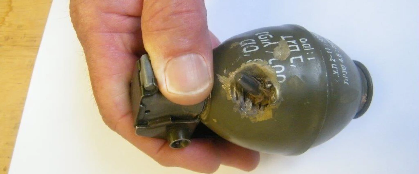 Elbit Systems safe grenade. Credit: Courtesy.