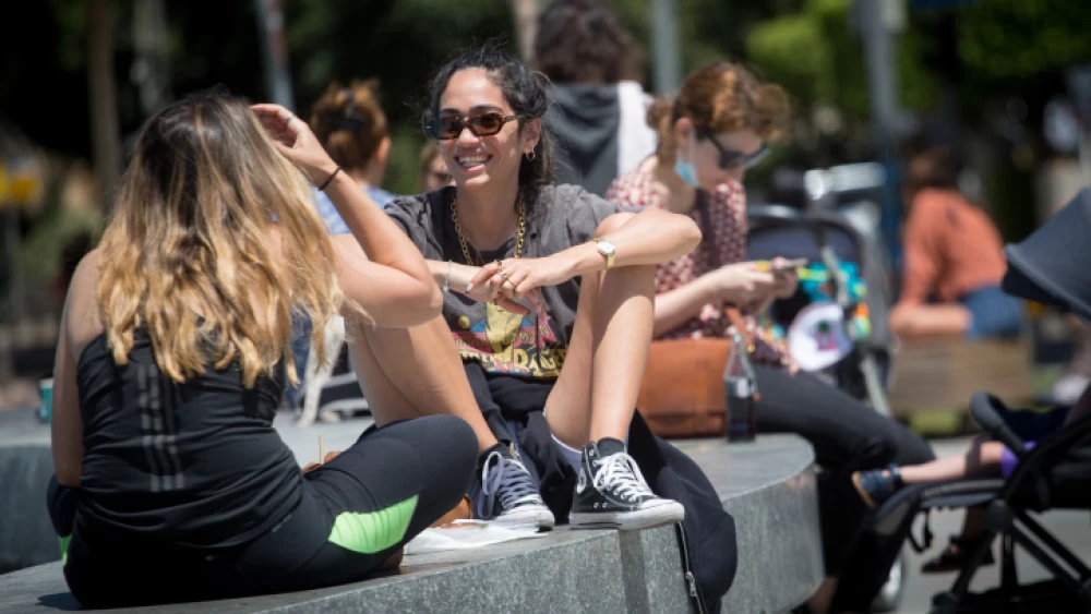 Tel Aviv, April 22, 2021. Photo by Miriam Alster/Flash90.