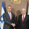 Israeli Prime Minister Benjamin Netanyahu meeting in his office in Jerusalem with Nikolai Mladenov, High Representative for Gaza, Jan. 11, 2026. Credit: PMO.