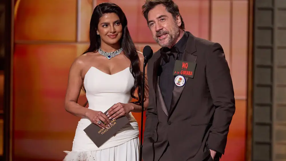Priyanka Chopra Jonas and Javier Bardem