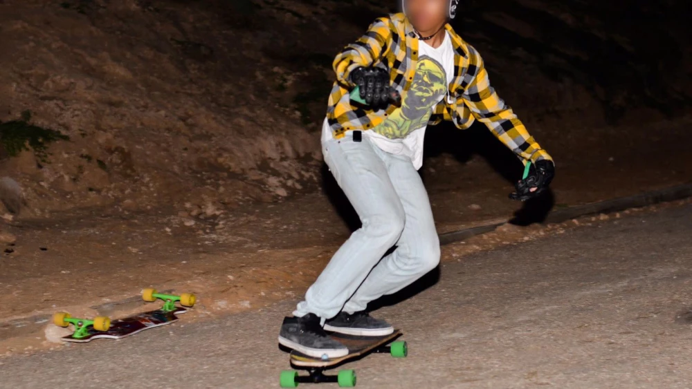 Born in Russia, Lt. S immigrated to Israel at the age of 3½ and later turned his passion for skateboarding into a professional gig until a tragic accident ended his career in 11th grade. Courtesy.