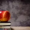 Teacher Desk With Apple