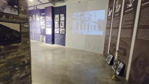 One of the rooms at the Holocaust museum in Paju, South Korea. Credit: KIBI.