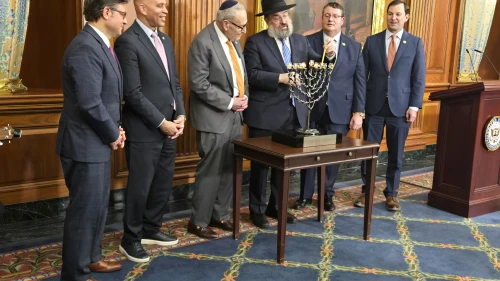 Capitol menorah lighting