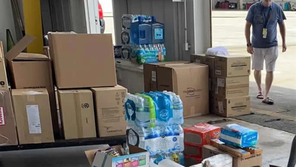 Seven Chabad centers in South Florida have begun collecting valuable supplies, including food, water, other staples, tarps and generators, to send to the beleaguered Bahamas. Credit: Chabad.org/News.