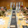 Israeli military Chief of Staff Lt. Gen. Eyal Zamir leads a multi-front situation assessment with senior officers in Tel Aviv, Aug. 27, 2026. Credit: IDF.