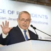 Israeli Prime Minister Benjamin Netanyahu addresses the Conference of Presidents summit in Jerusalem, Israel on Feb. 20, 2019. Credit: Conference of Presidents via Twitter.