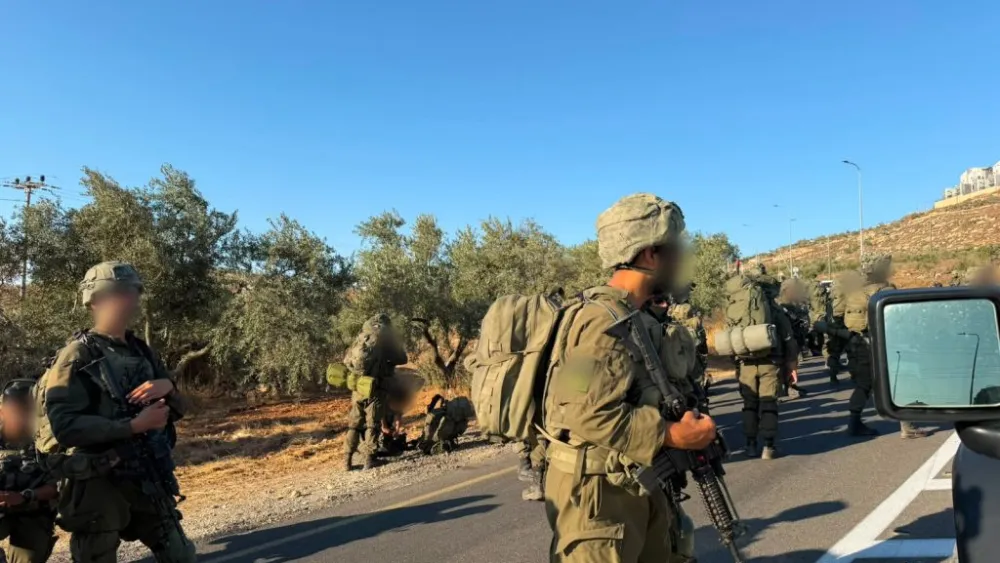 IDF forces dismantle an illegal outpost in Qusra in Samaria, Aug. 13, 2026. Photo by IDF Spokesperson/TPS-IL.