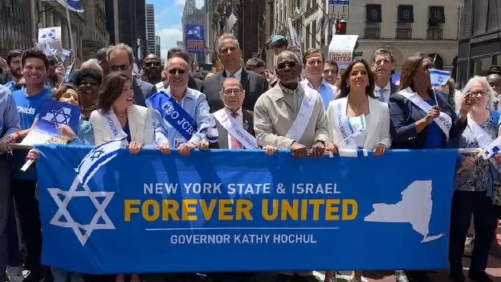 The Celebrate Israel Parade on 5th Avenue in Manhattan, June 4, 2023. Source: Twitter.