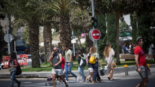 Tel Aviv, April 21, 2021. Photo by Miriam Alster/Flash90.