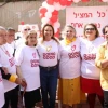Shari Arison, 5th from right, joins women attending a Good Deeds Day event in Yavne, Israel on March 18, 2025. Photo courtesy of Roach Tova.