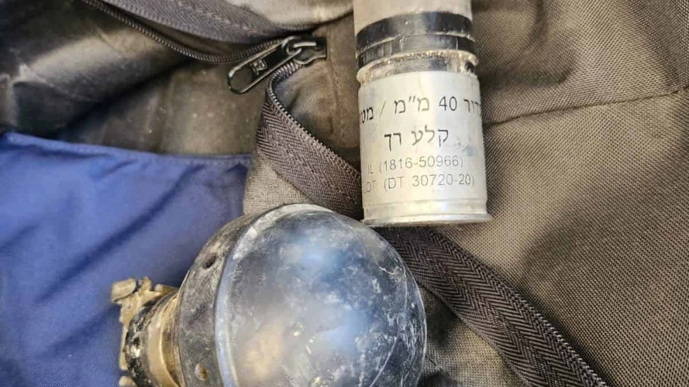 These weapons were found in the Frenchman's car. Credit: Israel Ministry of Defense Spokesperson's Office.