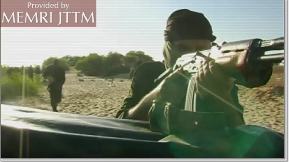 Screenshot showing footage from the Jaysh Al-Islam training camps. Credit: MEMRI.