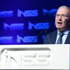 Executive director of the National Security Studies (INSS) Amos Yadlin speaks at the Annual International Conference of the Institute for National Security Studies in Tel Aviv on Jan. 29, 2020. Photo by Tomer Neuberg/Flash90.