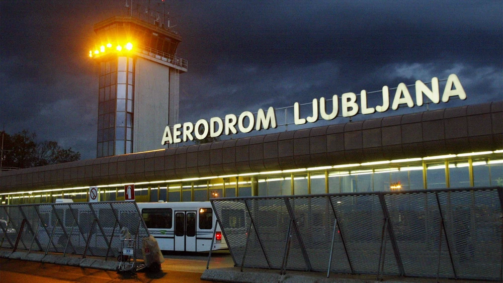 The airport of Slovenia's capital Ljubljana, on Oct. 23, 2002. Photo credit: AFP via Getty Images.