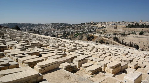 The Mount of Olives Jewish cemetery. Credit: Berthold Werner via Wikimedia Commons.