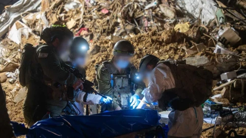 "Operation Courageous Heart" in the Gaza Strip to retrieve the remains of Israeli Police Master Sgt. Ran Gvili, January 2026. Credit: IDF.