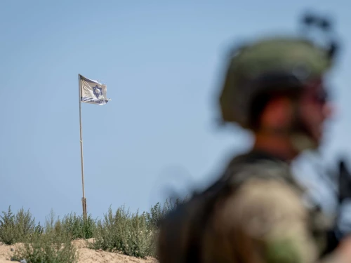 Ultra orthodox Jewish reserve soldiers of the IDF's Hasmonean Brigade operate in the Gaza Strip, on June 26, 2025. Photo by Chaim Goldberg/Flash90.