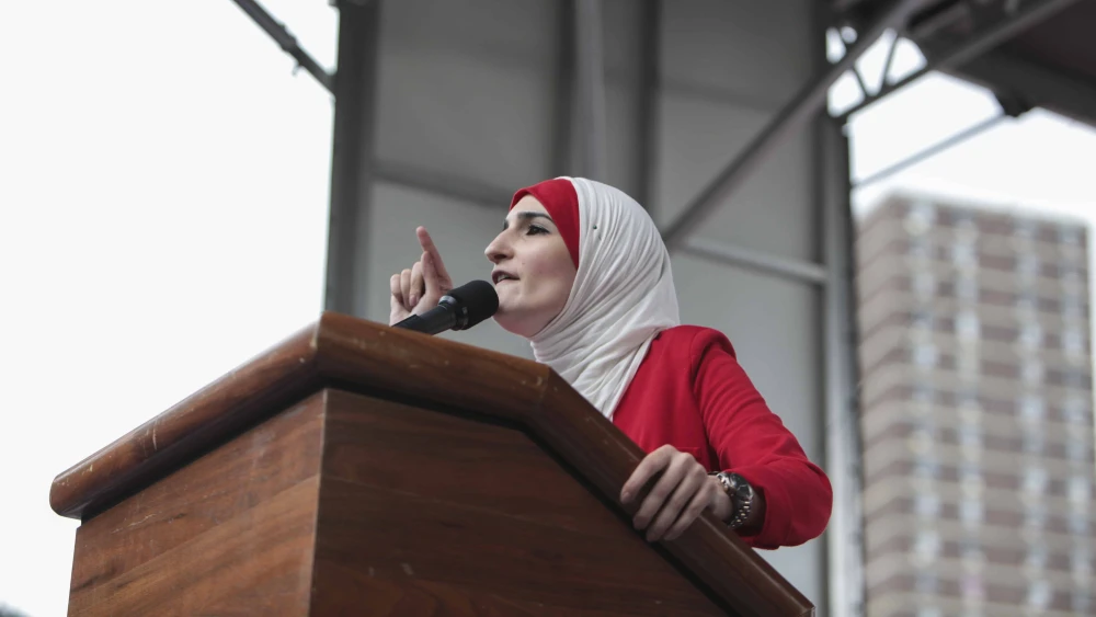 U.S. political activist Linda Sarsour in New York City. Credit: A Katz/Shutterstock.