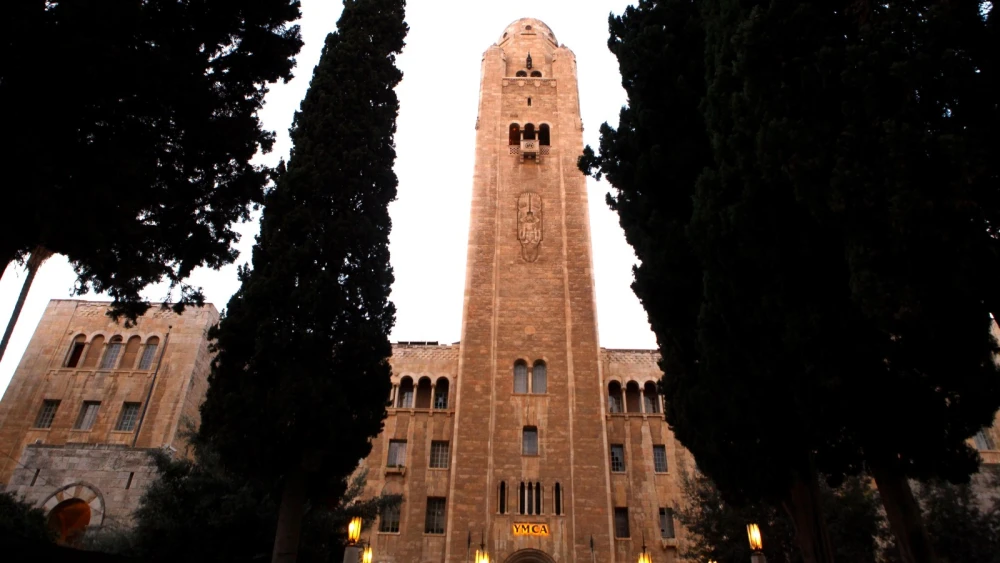 The Jerusalem International YMCA on King David Street. Photo by Abir Sultan/Flash 90.