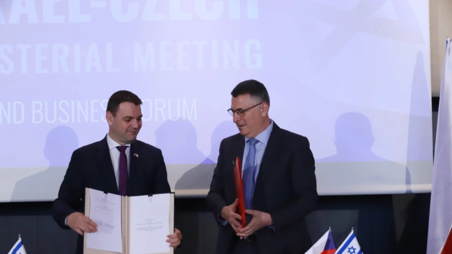 Czech Republic reaffirms support for Israel as countries expand economic ties