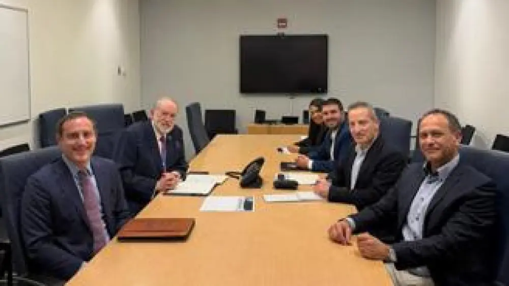 Formal talks between teams from the Israel Ministry of Defense and the U.S. Administration on a new security cooperation framework to replace the existing MOU, June 5, 2026. Credit: Ministry of Defense.