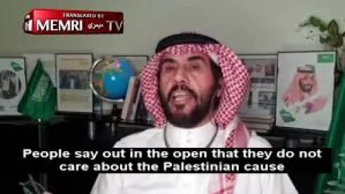 Saudi writer Abdulhameed Al-Ghobain in a May 10, 2020 interview on BBC Arabic TV (United Kingdom). Credit: MEMRI.