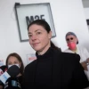 Israel's new Labor Party leader Merav Michaeli, at a polling station in Tel Aviv on Jan. 24, 2021. Photo by Miriam Alster/Flash90.