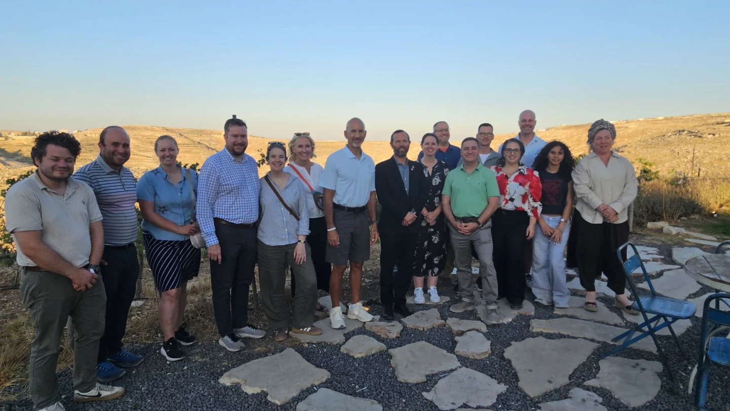 Delegation of U.S. state lawmakers visits Binyamin region