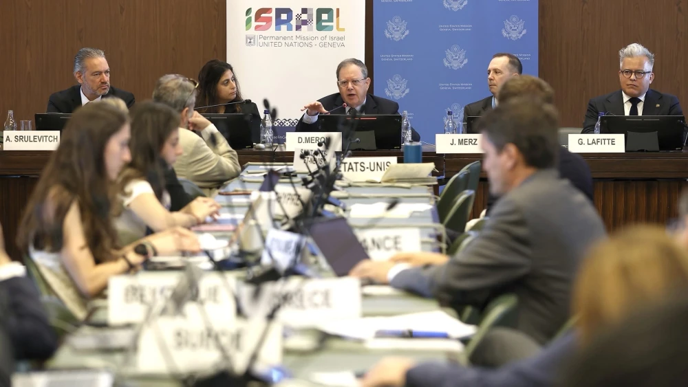 An event on the 25th anniversary of the Durban Conference hosted by the Israeli and US Missions to the UN in Geneva on September 15, 2026. Credit: U.S. Mission Geneva.