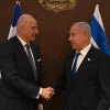 Israeli Prime Minister Benjamin Netanyahu meets with Greek Foreign Minister Nikos Dendias in Jerusalem, Israel, Jan. 31, 2023. Credit: Haim Zach/GPO.