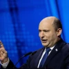Israeli Prime Minister Naftali Bennett at a conference of the Israeli Television News Company in Jerusalem on March 7, 2022. Photo by Yonatan Sindel/Flash90.