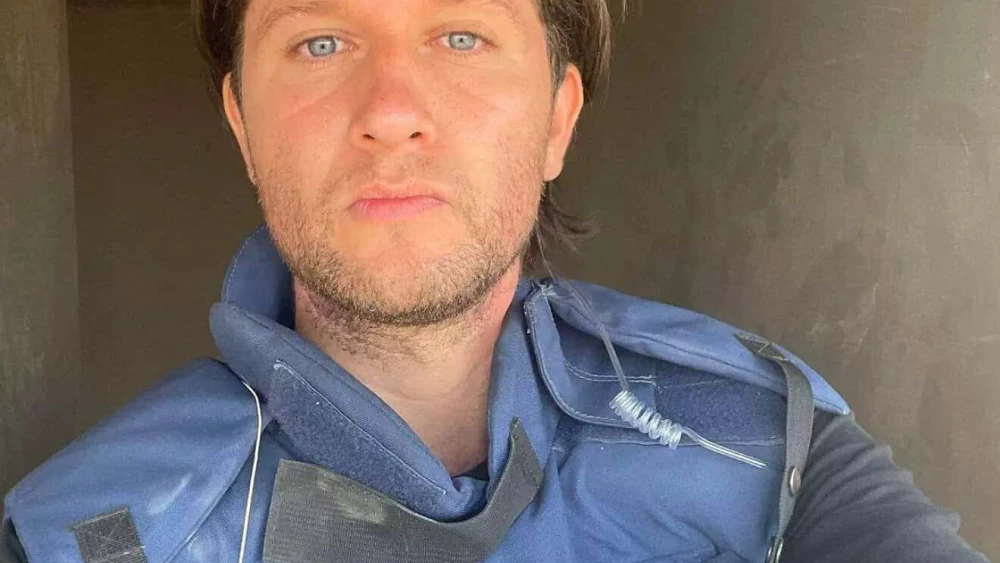 Yotam Confino, the only journalist in Denmark who needs police protection at every public event. Credit: Israel Hayom.