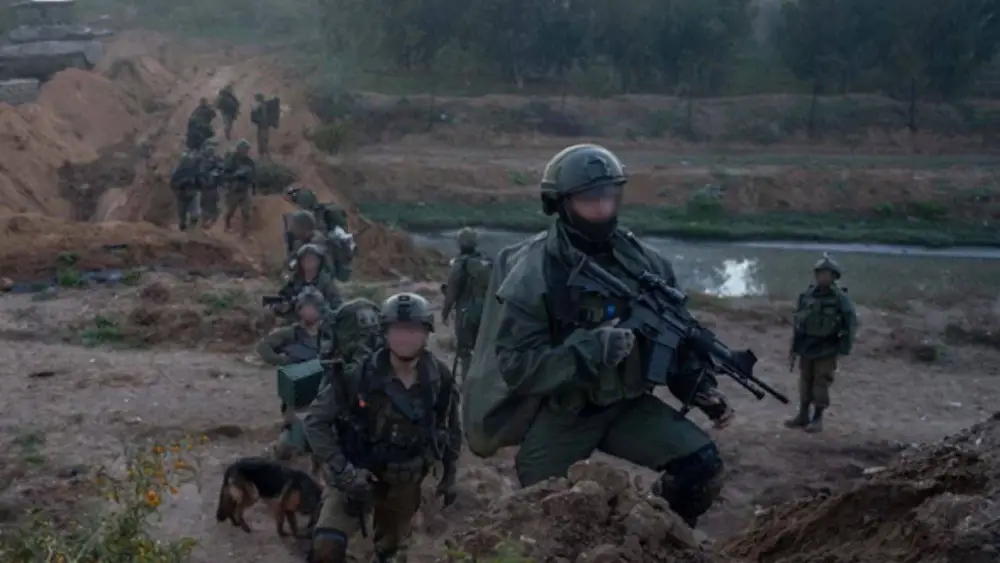 IDF soldiers in the Gaza Strip, Jan. 13, 2024. Credit: IDF Spokesperson.