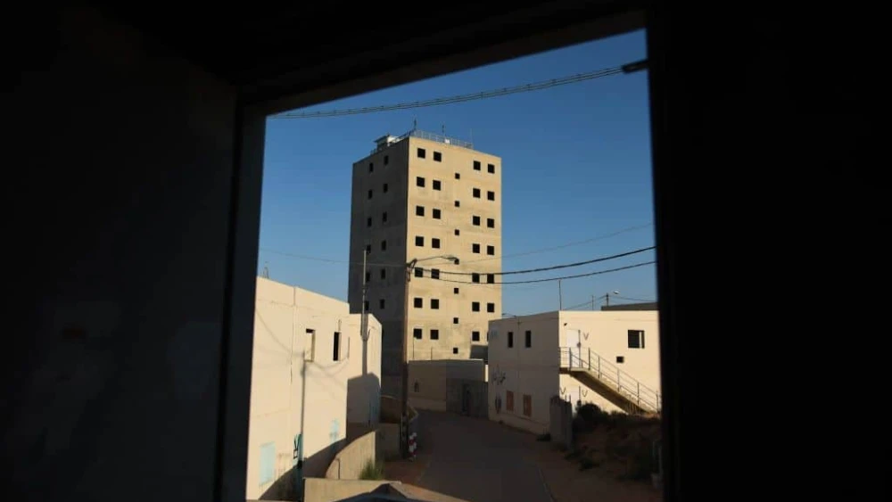 Inside the Israel Defense Force's Urban Warfare Training Center in the Negev, July 12, 2023. Photo by Yoav Dudkevitch/TPS.