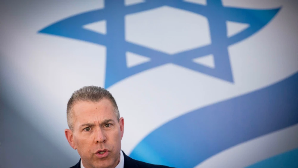 Gilad Erdan on May 18, 2020. Photo by Yonatan Sindel/Flash90